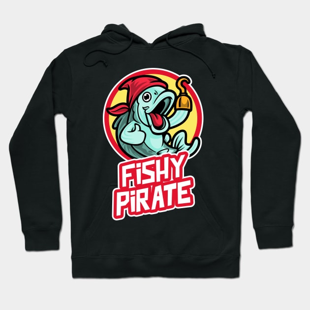 Fishy Pirate Hoodie by Sanworld